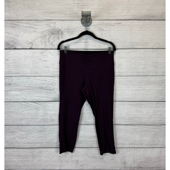 New Balance Women's Active Purple Soft High Waisted Crop Leggings Size Large - Picture 1 of 6